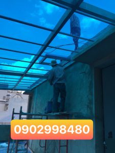 mái hiên lấy sáng cao cấp